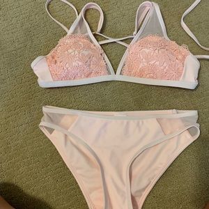 Pink bikini
